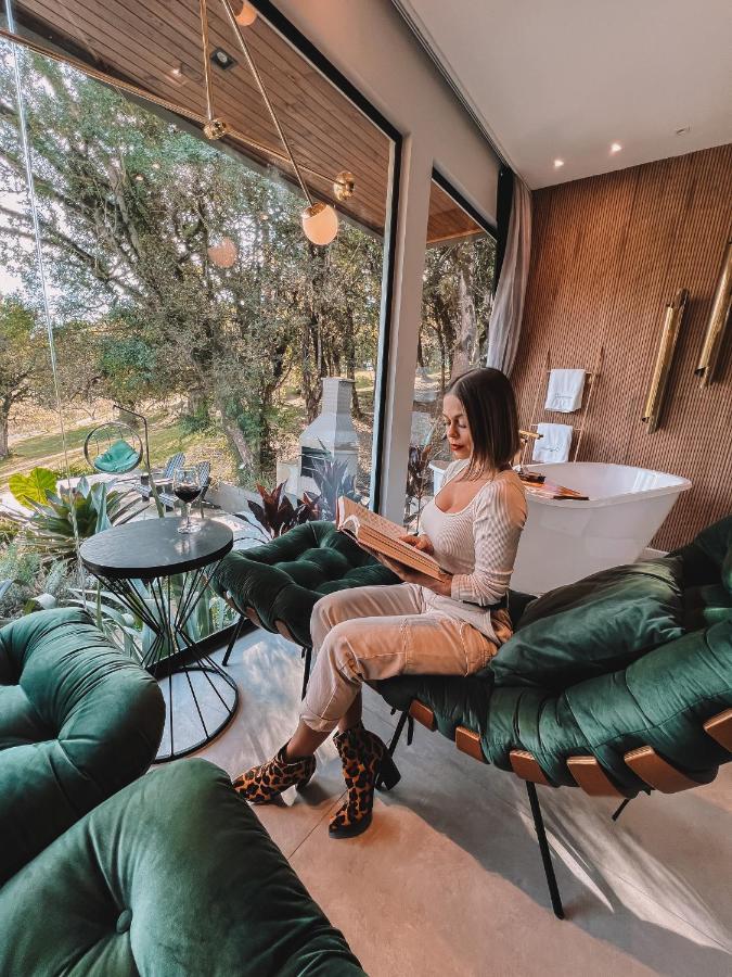 La Contemporanea Cabanas Prox A Cidade Vista Para Ponto Turistico Urubici Exteriör bild