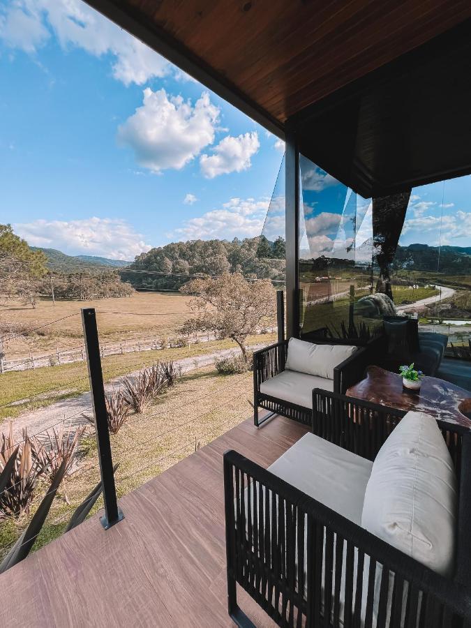 La Contemporanea Cabanas Prox A Cidade Vista Para Ponto Turistico Urubici Exteriör bild