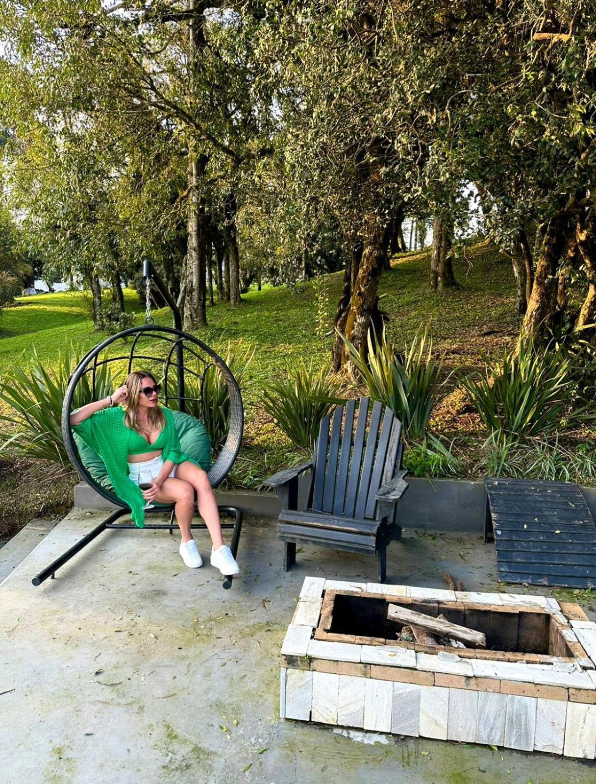 La Contemporanea Cabanas Prox A Cidade Vista Para Ponto Turistico Urubici Exteriör bild