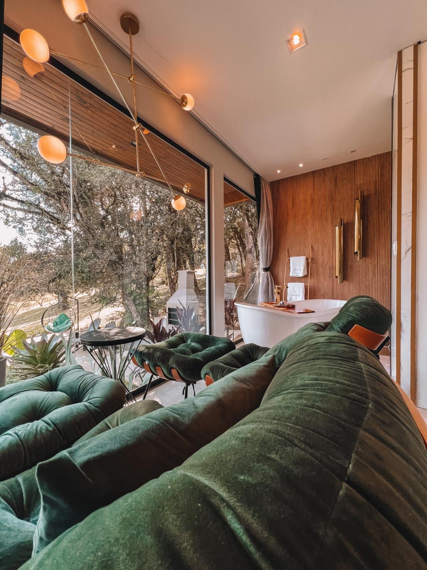La Contemporanea Cabanas Prox A Cidade Vista Para Ponto Turistico Urubici Exteriör bild