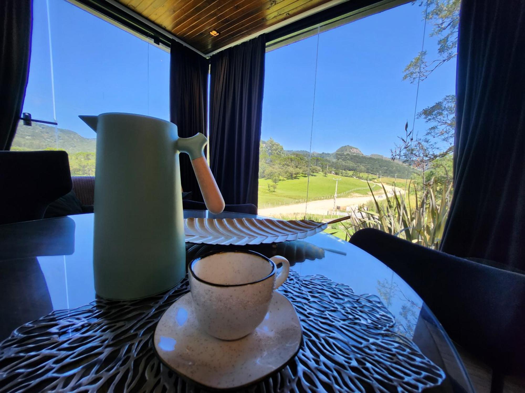 La Contemporanea Cabanas Prox A Cidade Vista Para Ponto Turistico Urubici Exteriör bild